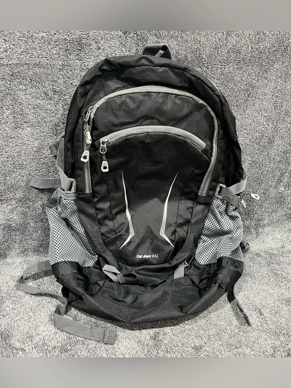 MIYCOO Ultra Lightweight Packable Backpack in black with a 45L capacity unisex
